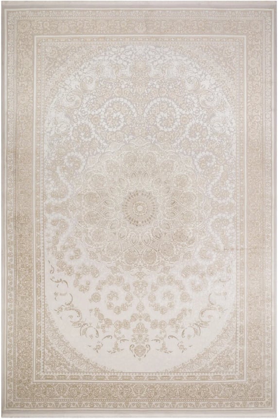 Türkmen Halı SAPHİRE SA02 Gold Viskon,Pamuk Ve Akrilik İplikten Üretilmiş Modern Makine Halısı