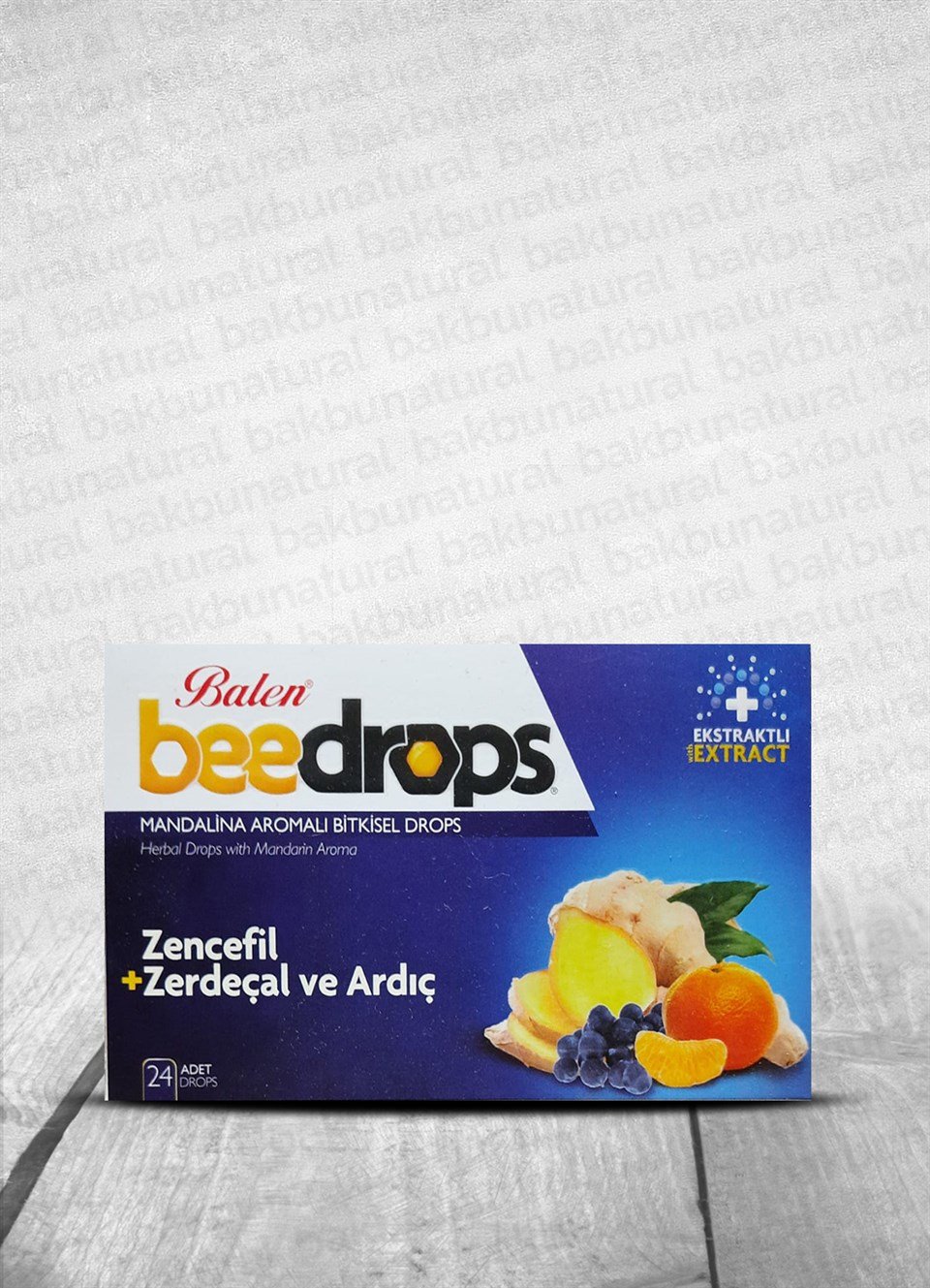 Balen Beedrops Mandalina Aromalı Zencefil Zerdeçal Ve Ardıçlı Bitkisel Drops