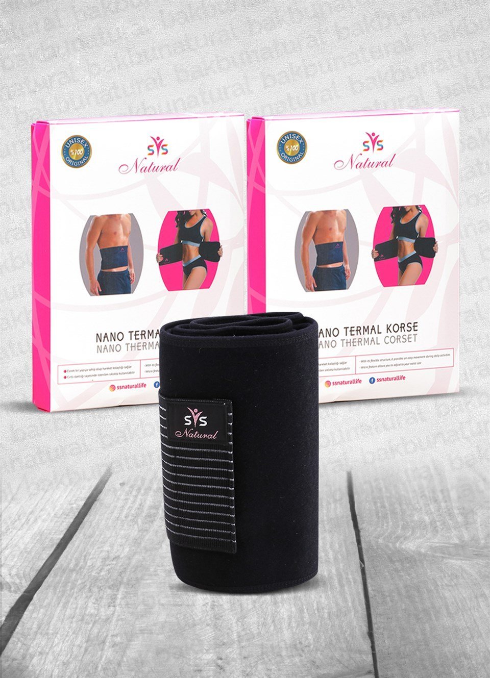 SSNATURAL Nano Termal Korse 2li Set