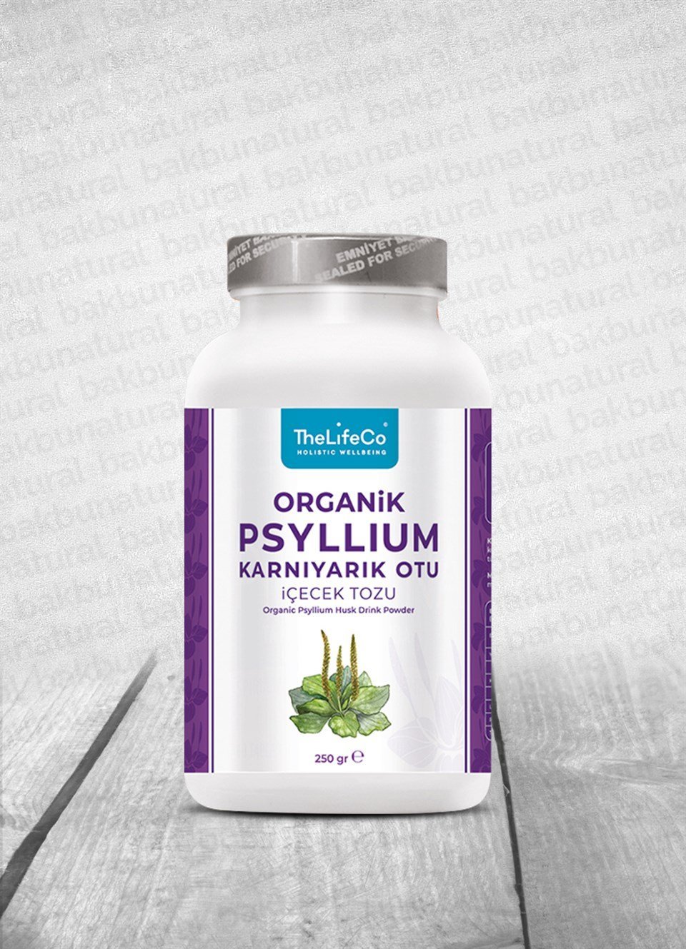 TheLifeCo Organik Psyllıum Karnıyarık Otu İçecek Tozu