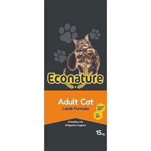 Econature Kuzu Etli Yetişkin Kedi Maması 15 Kg