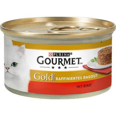Gourmet Gold Savoury Cake Sığır Etli Konserve Kedi Maması 85 Gr