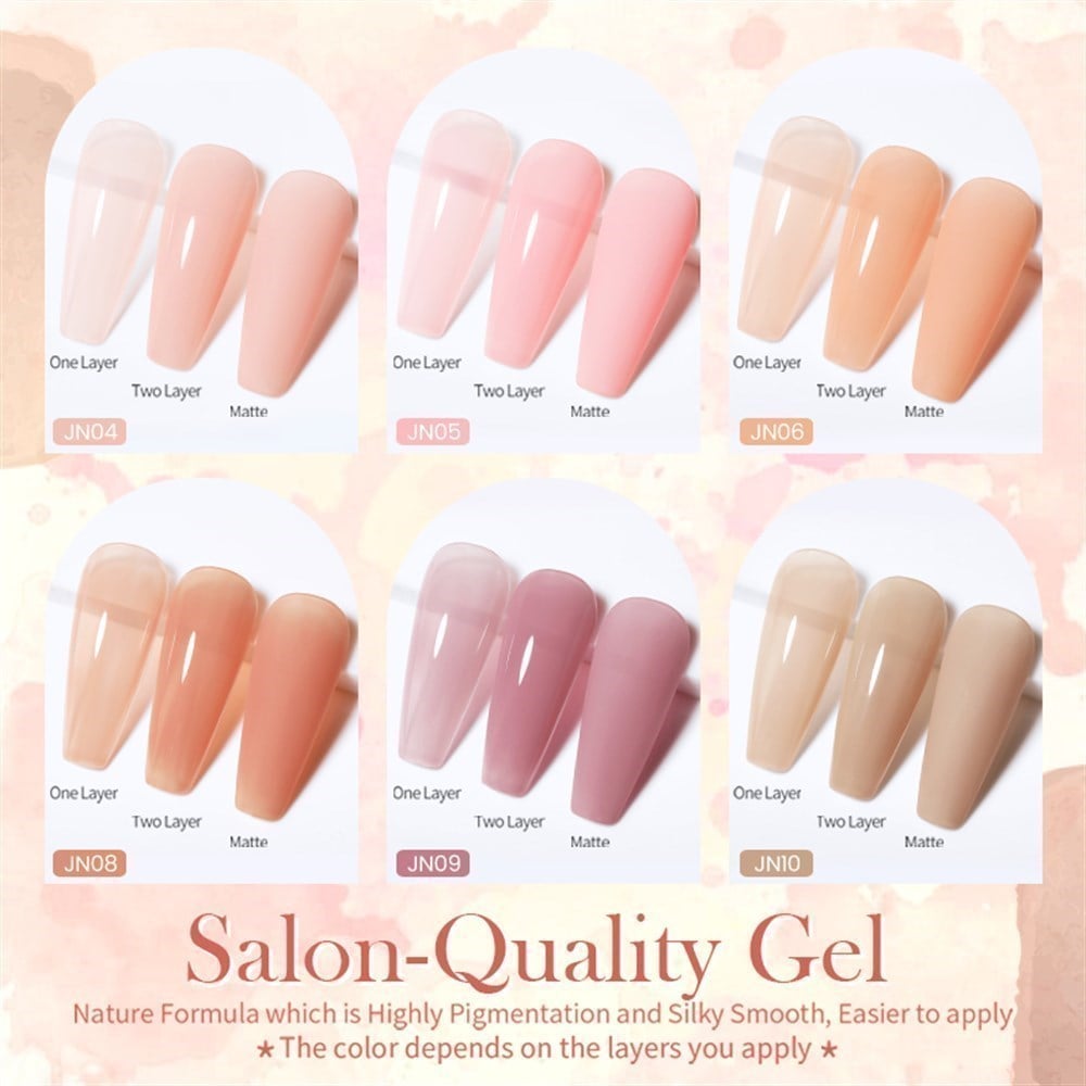 BORN PRETTY PRO JELLY NUDE GEL  7 ML KALICI OJE JN01