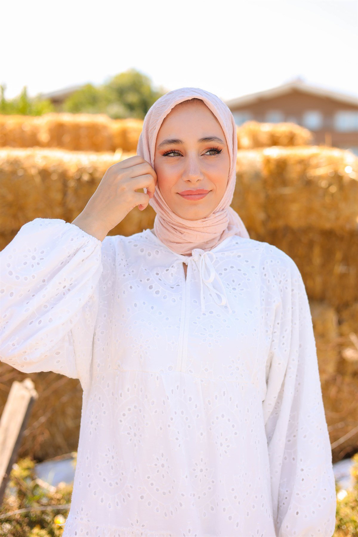 Pudra Bambu Eşarp