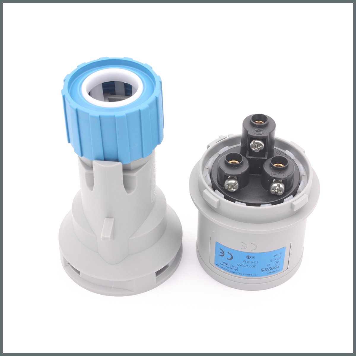 Fiş ve PrizlerPalazzoli Multimax Serisi Düz Fiş 32A (IP44) 230V 2P+T h:6