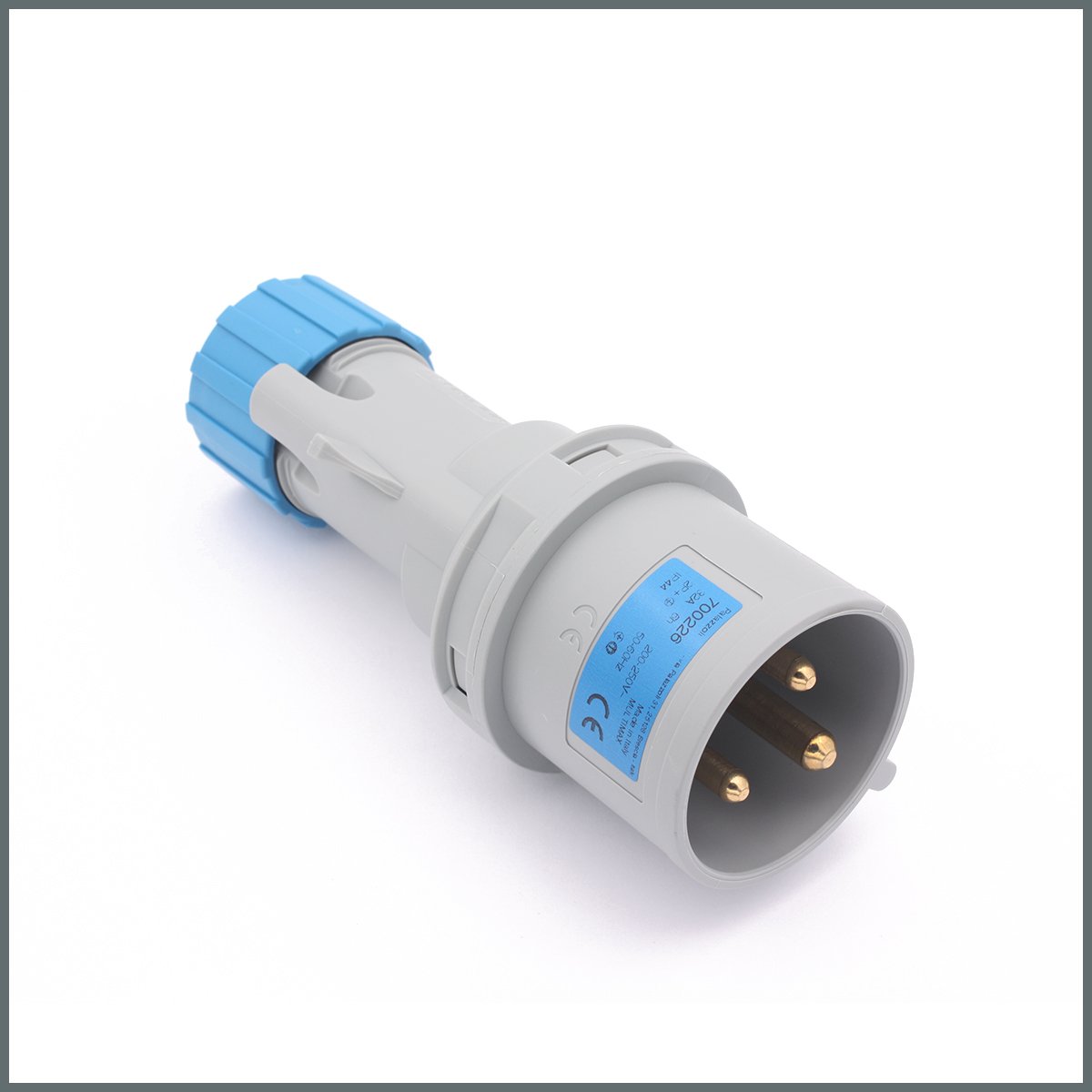 Fiş ve PrizlerPalazzoli Multimax Serisi Düz Fiş 32A (IP44) 230V 2P+T h:6