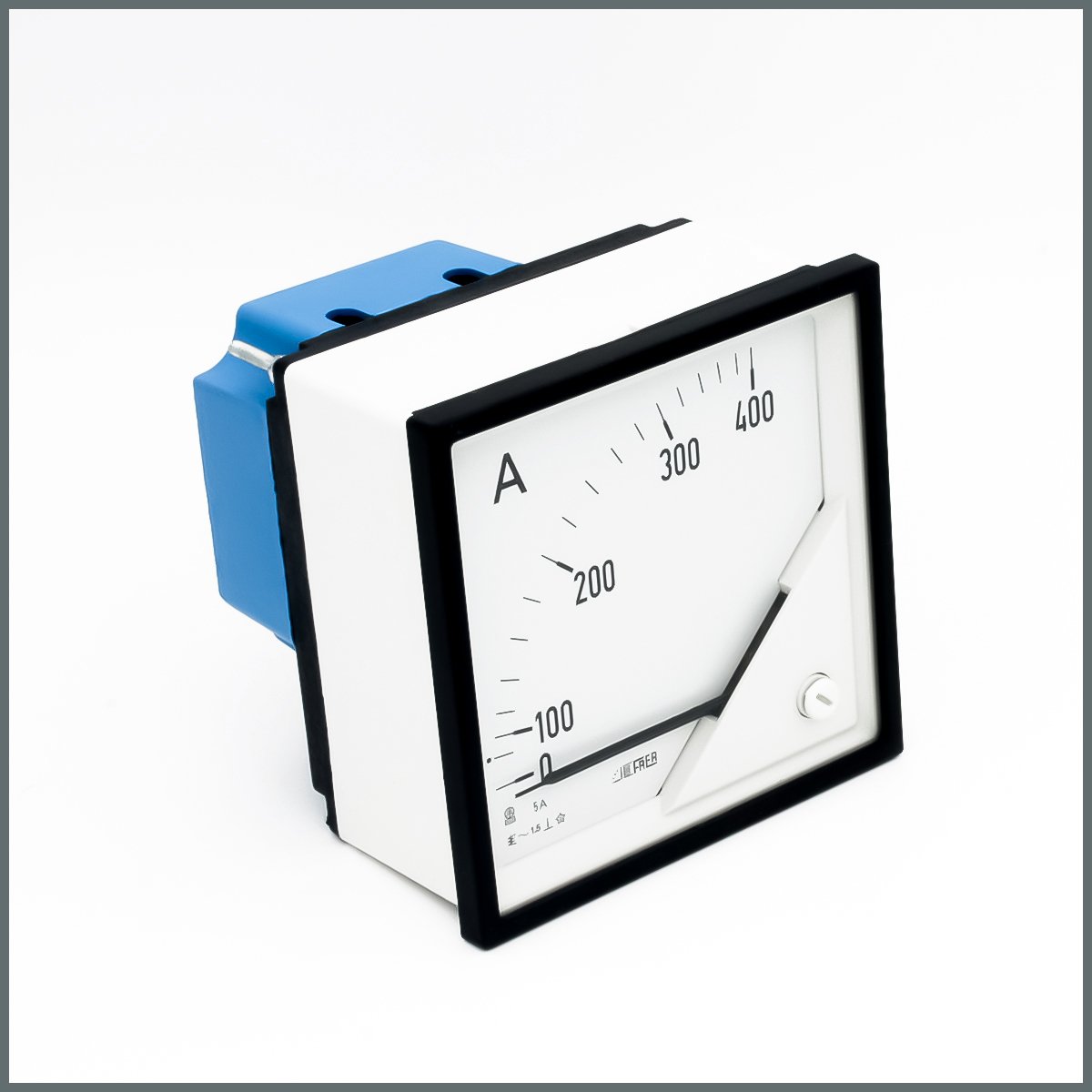 Frer AC Analog Ampermetre 400/5A Akım Trafosu Girişli 96x96mm. 90°
