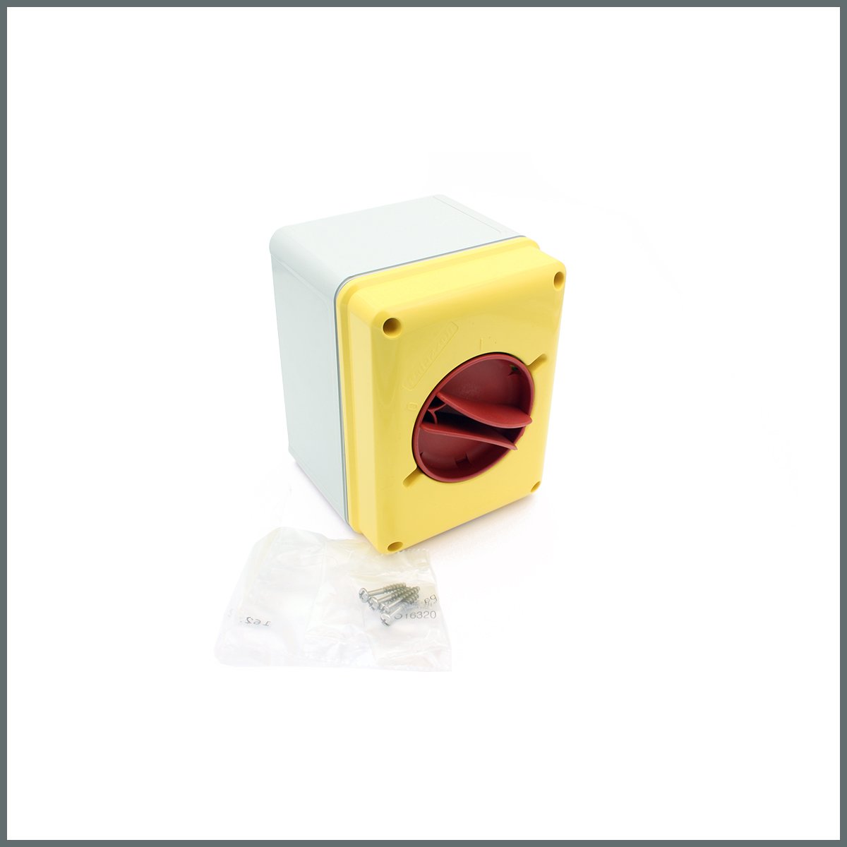 Konum GöstergeleriWALL-MOUNTING EMERGENCY ISOLATOR SWITCH WITH RED H 