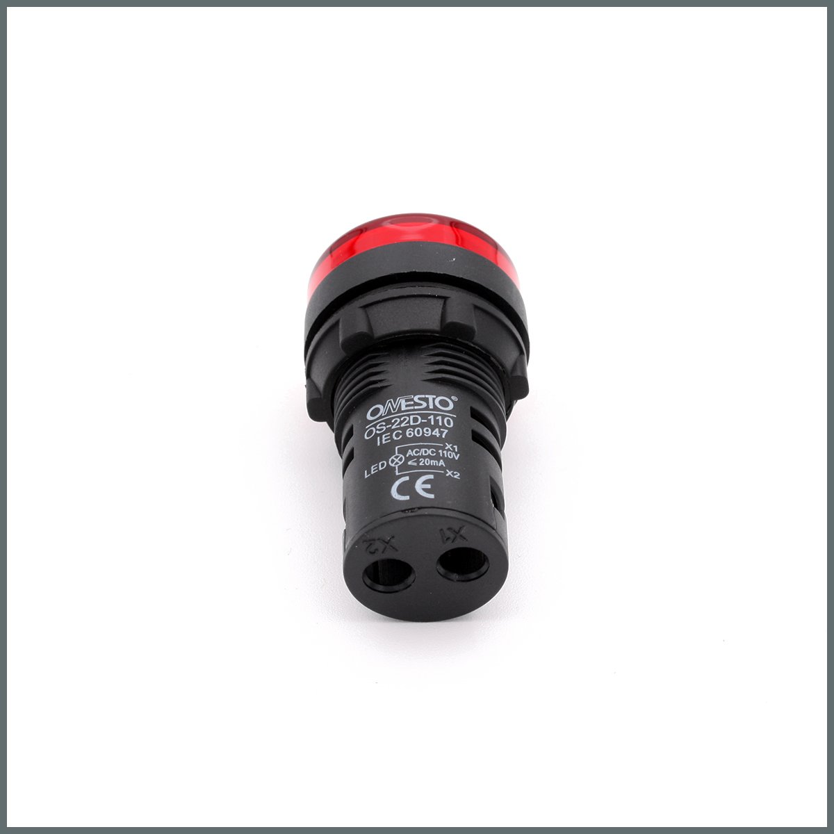 Ledli Sinyal Lambası (Kırmızı)  110VDC