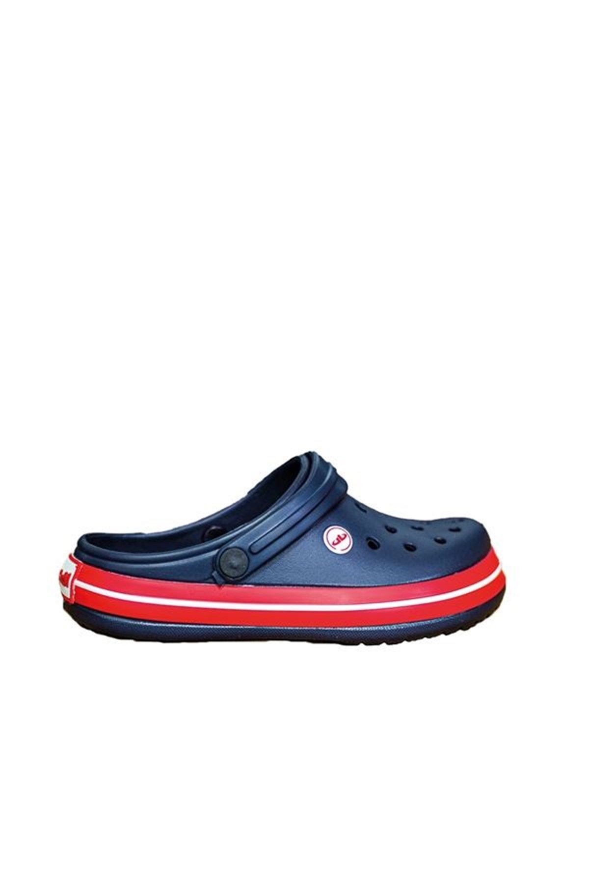 Lacivert Kırmızı Beyaz Ortopedik Unisex Sandalet / Terlik