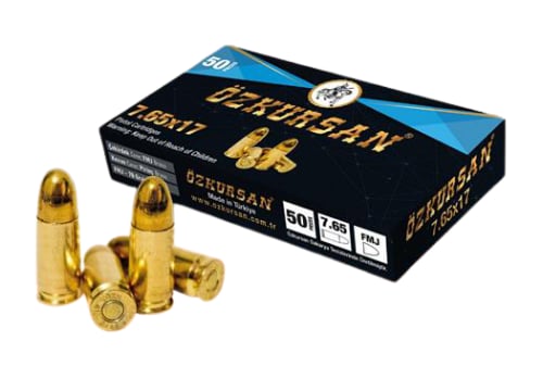 7.65MM BROWNING ÖZKURSAN(FMJ-70 GRN)TABANCA FİŞEĞİ