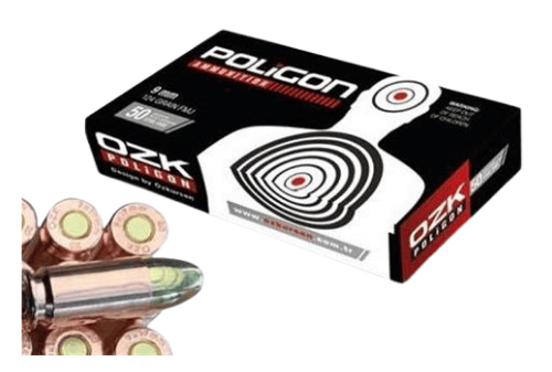 9X19 MM LUGER ÖZKURSAN POLİGON TABANCA FİŞEĞİ