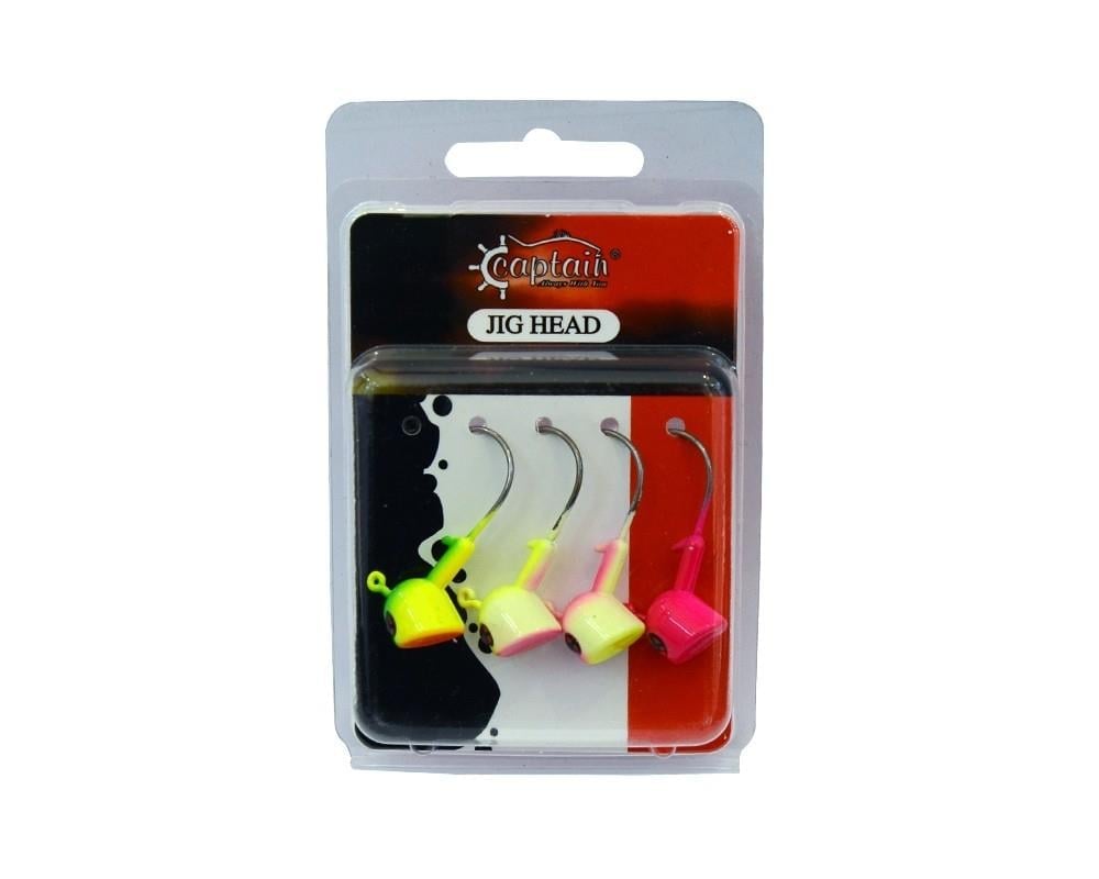 Captain Jig Head Bastet Mix Set Kesik Kafa Jig Head 7 gr