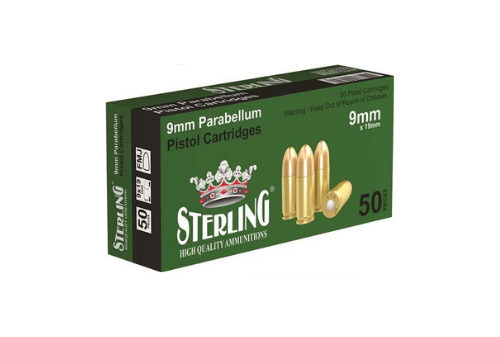 TM23051931001-9X19 MM(PARA) TURAÇ-STERLING(FMJ-124 GRN) TAB.FİŞ.