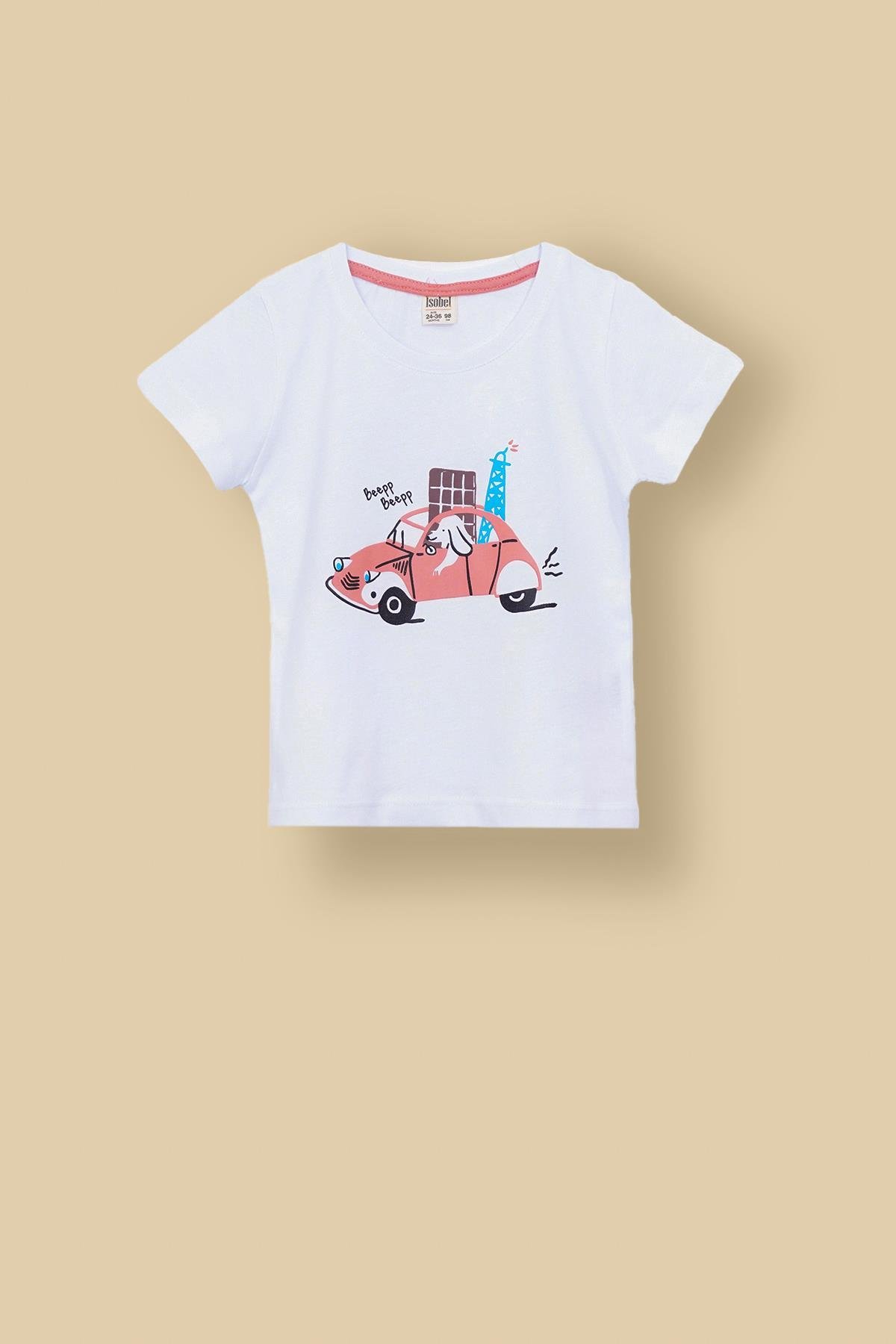 1-3 YAŞ ARABA BASKILI BEBE TAKIM 