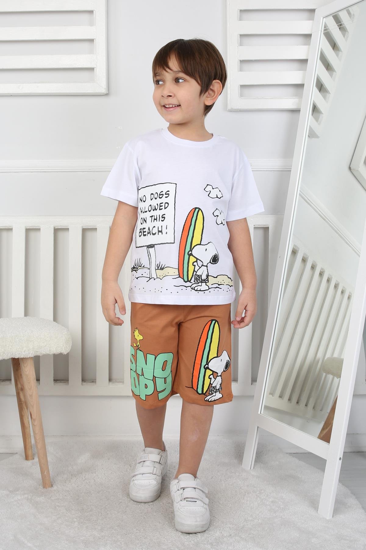4-12 YAŞ SNOOPY SÖRF KAPRİ TAKIMI