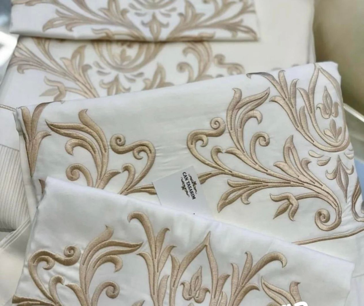 7 Parça Gold İşleme Pike Set