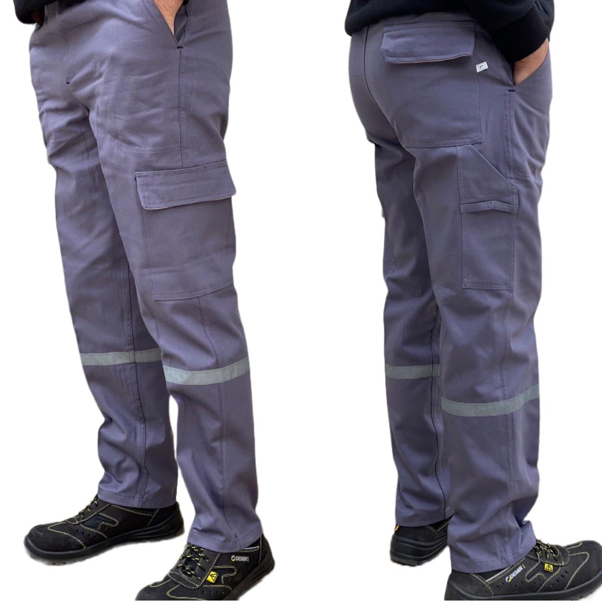 Reflektörlü İş PantolonuÜNİFORMALİNA TEKSTİL TASARIMReflektörlü İş Pantolonu Gabardin