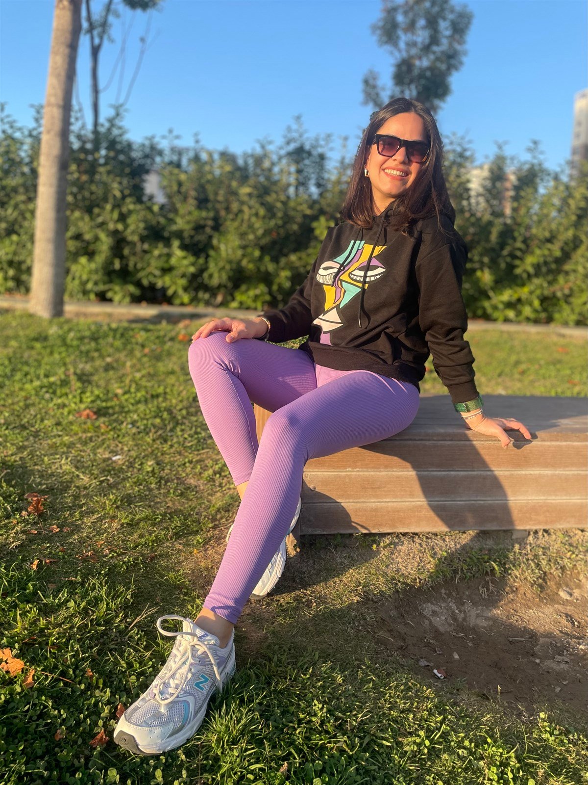 Renkli Baskılı Sweatshirt