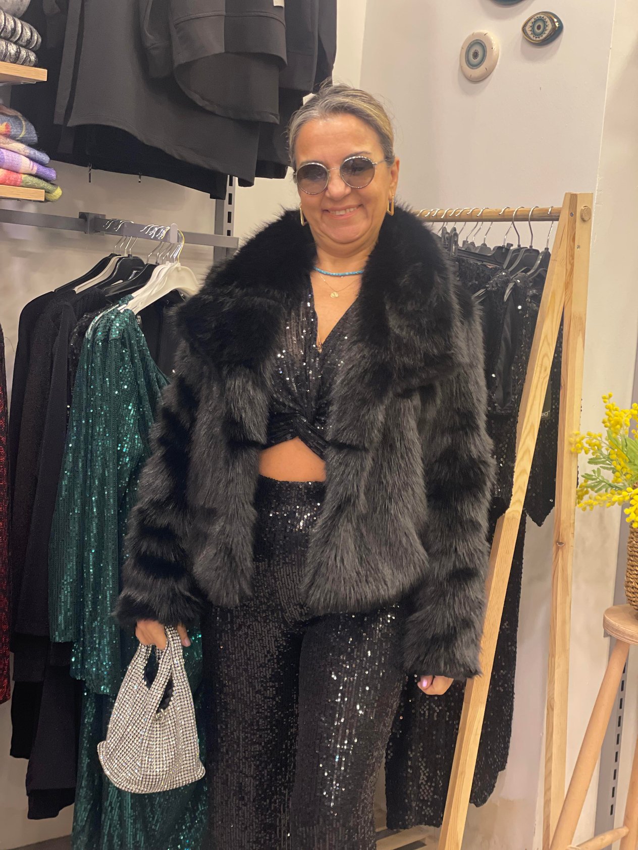 Zara Siyah Kürk