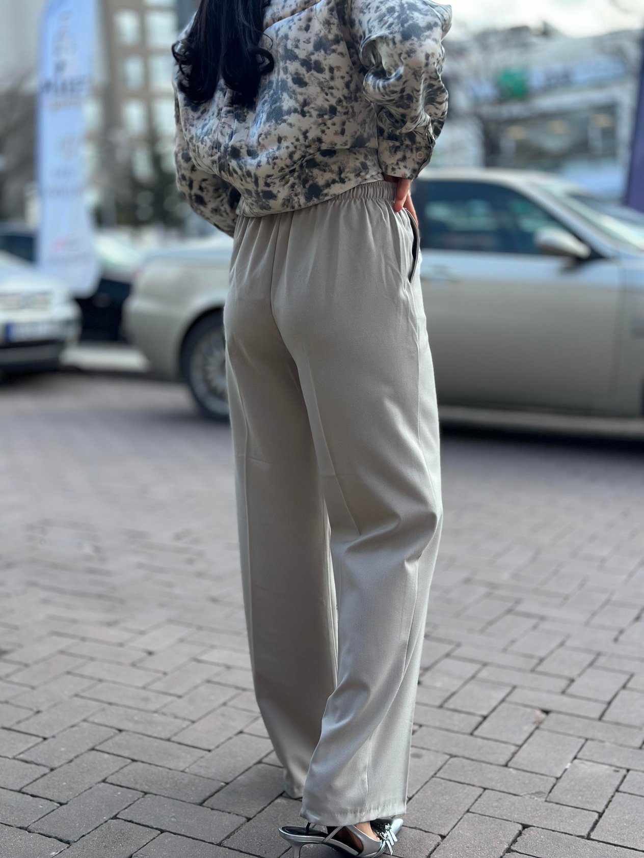 16054 BEL LASTIKLI PANTOLON
