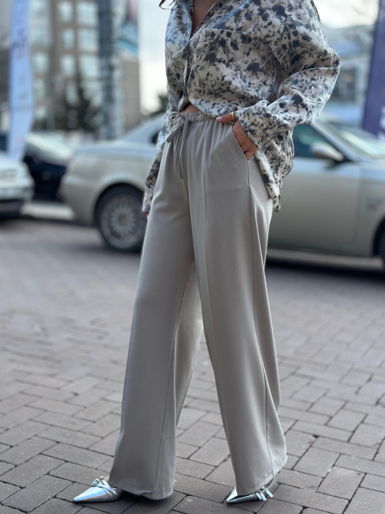 16054 BEL LASTIKLI PANTOLON
