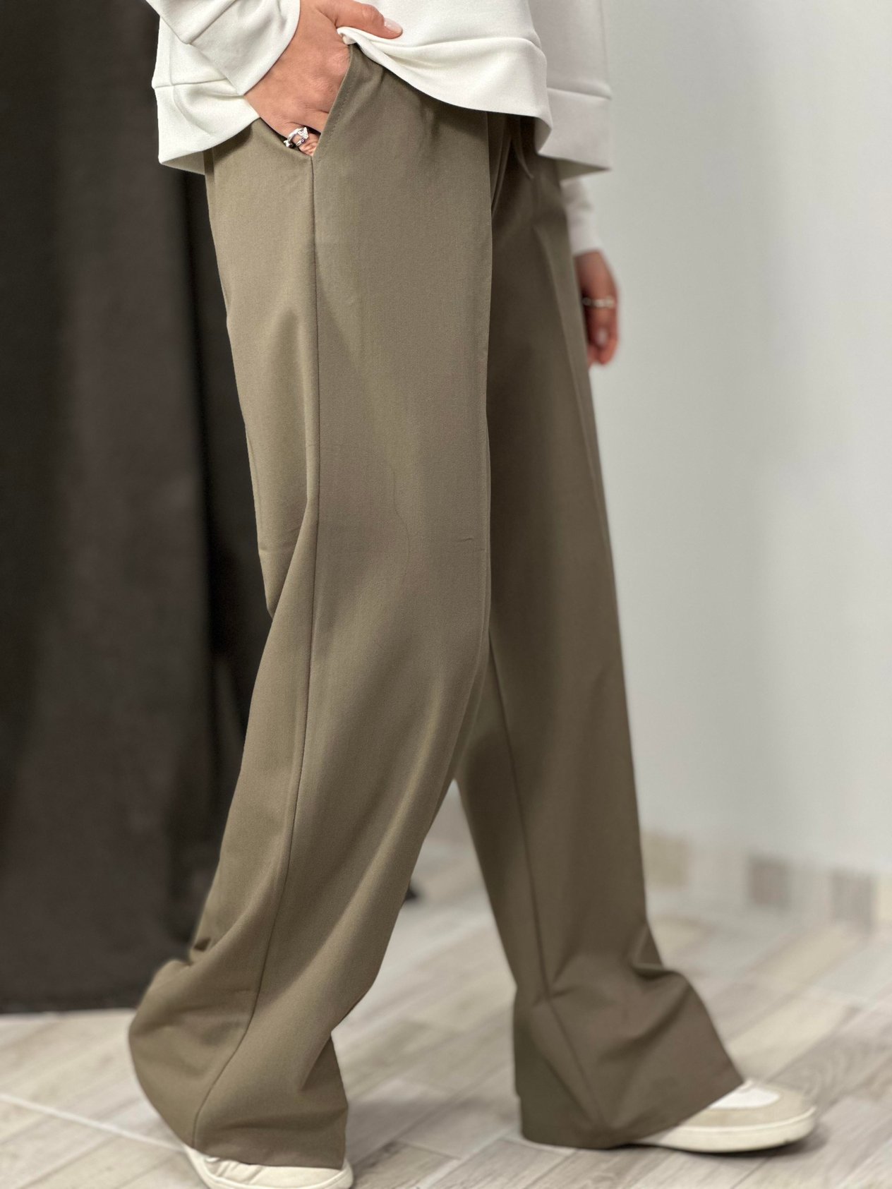 16054 BEL LASTIKLI PANTOLON