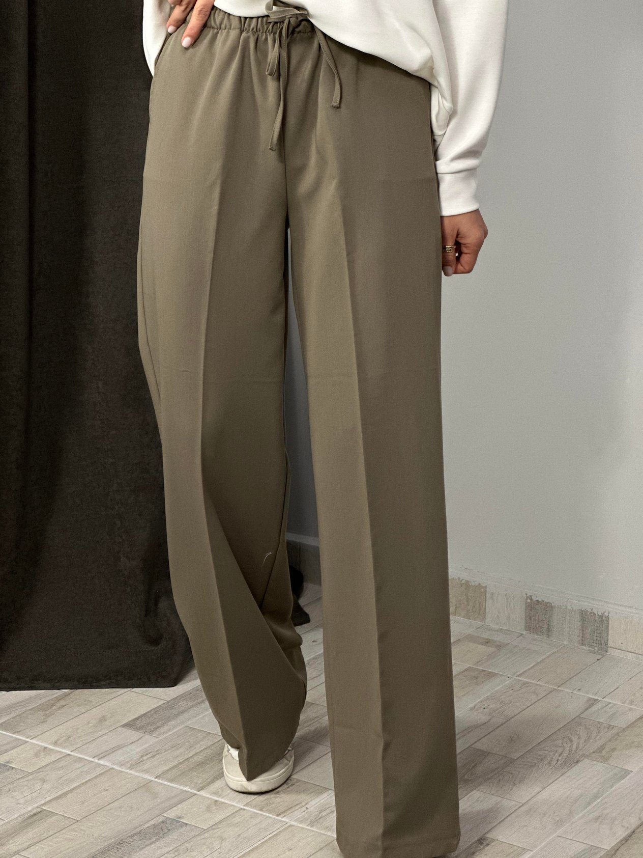 16054 BEL LASTIKLI PANTOLON