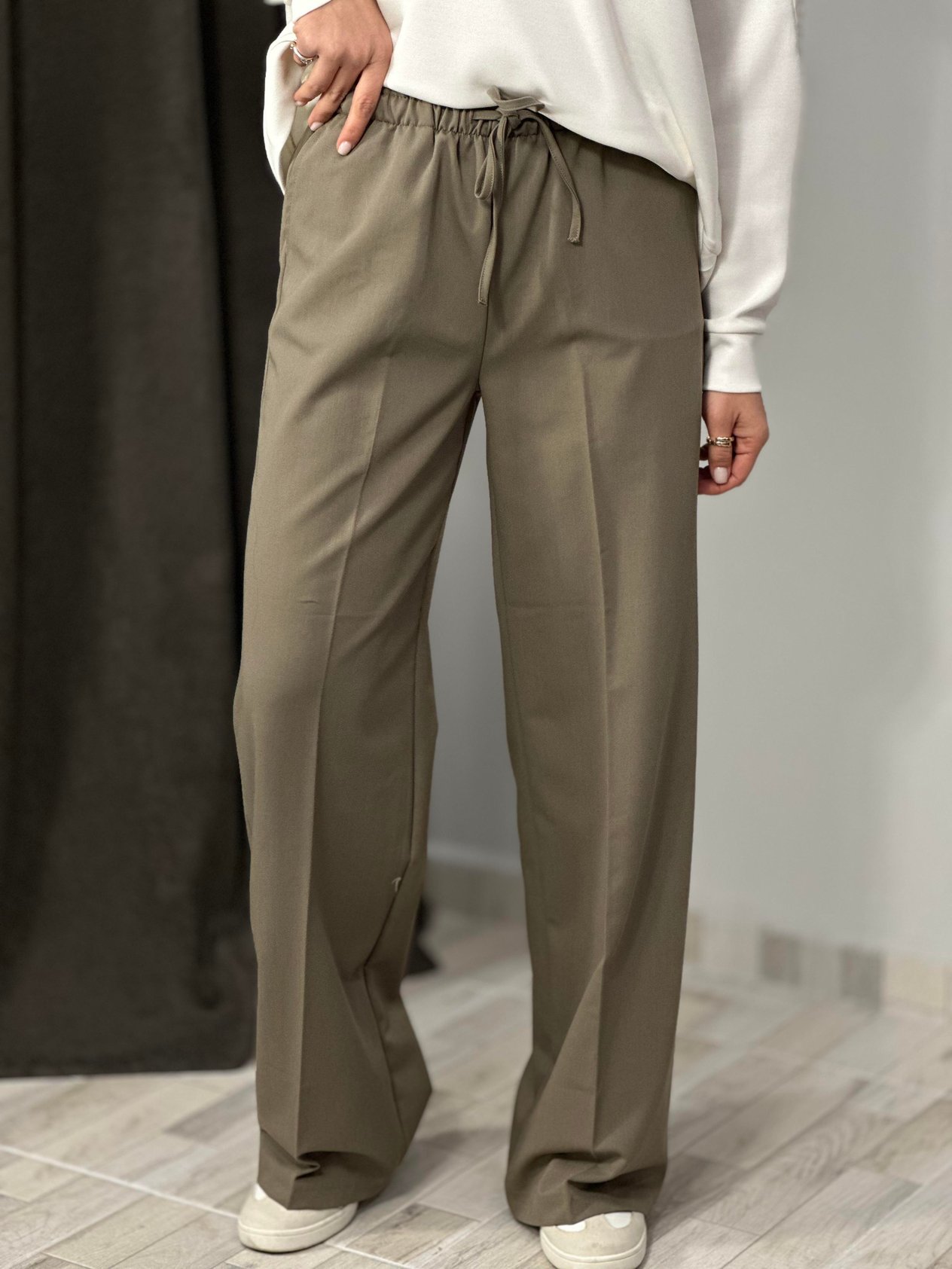 16054 BEL LASTIKLI PANTOLON