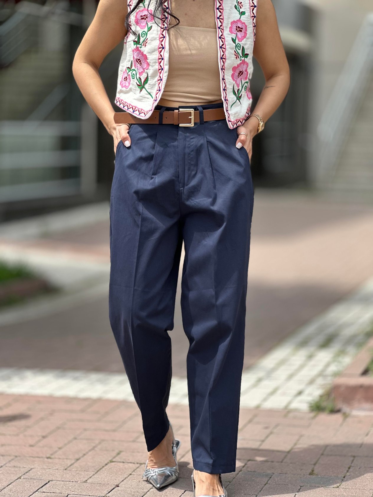 16182 KEMERLI PANTOLON