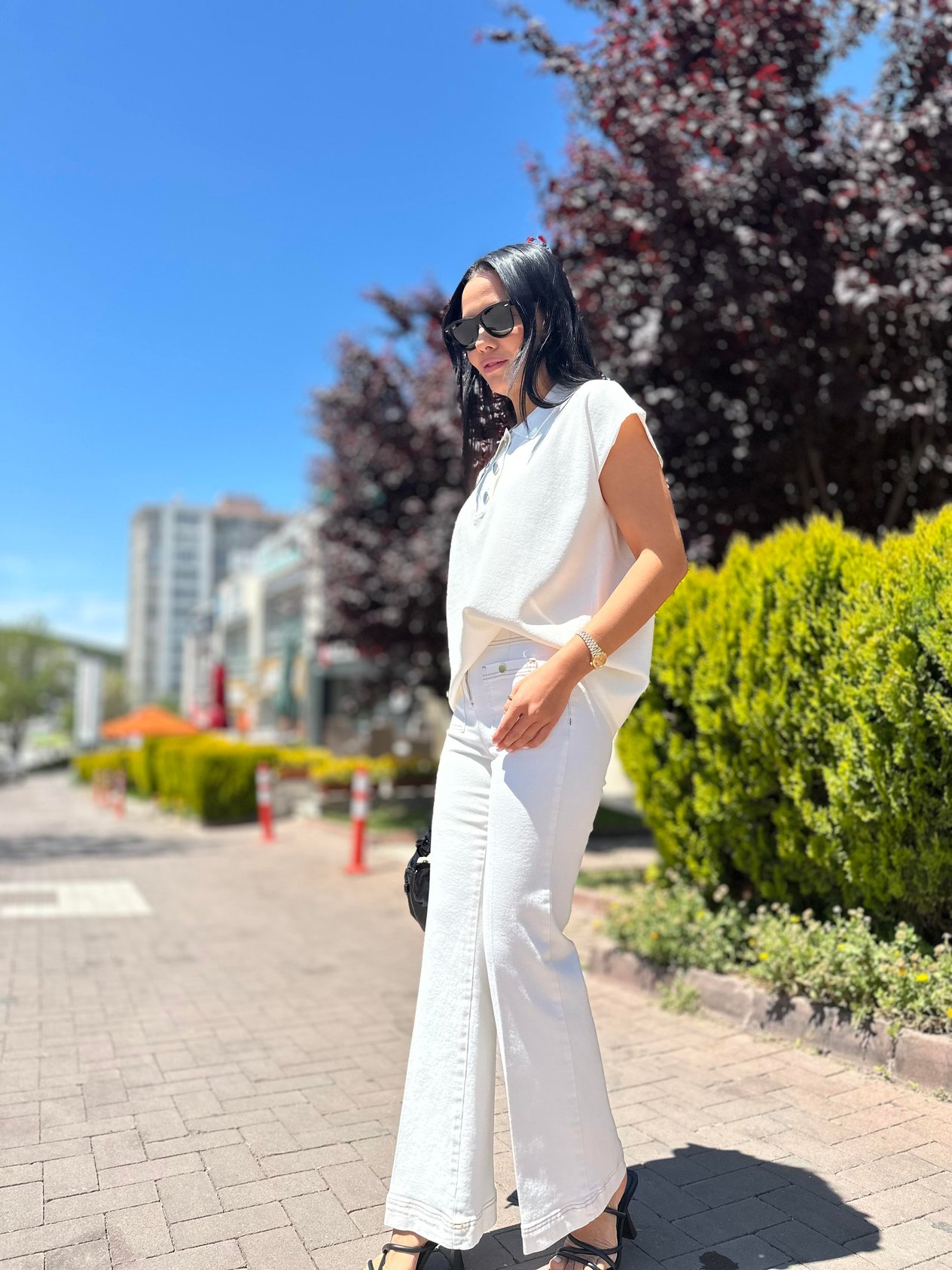 24454 ONDEN CEPLI WIDE LEG PANTOLON