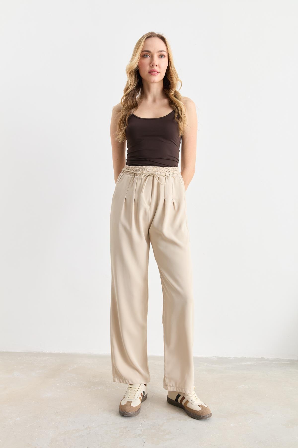 3031 LINDA TWILL PALAZZO PANTOLON