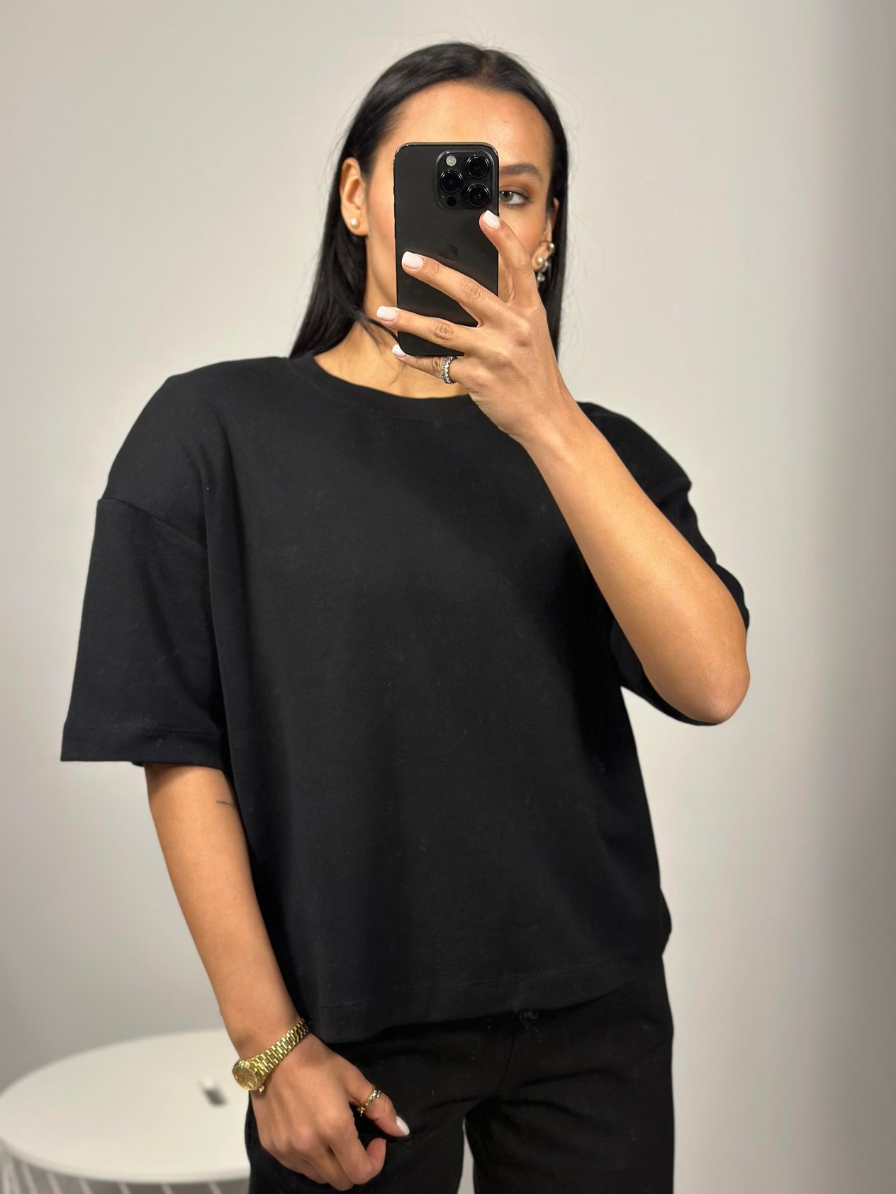 31067 KISA KOLLU VATKALI T-SHIRT