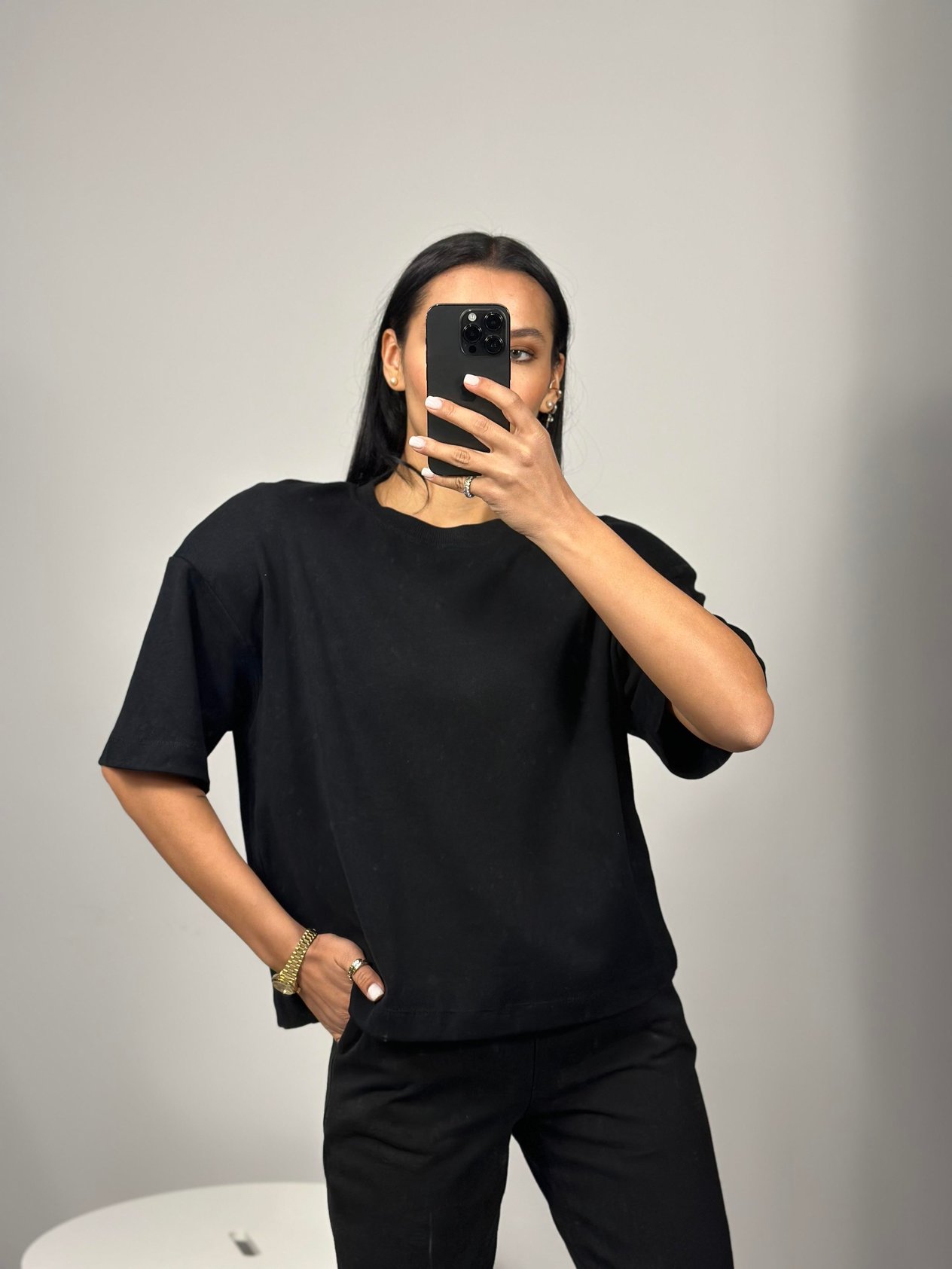 31067 KISA KOLLU VATKALI T-SHIRT