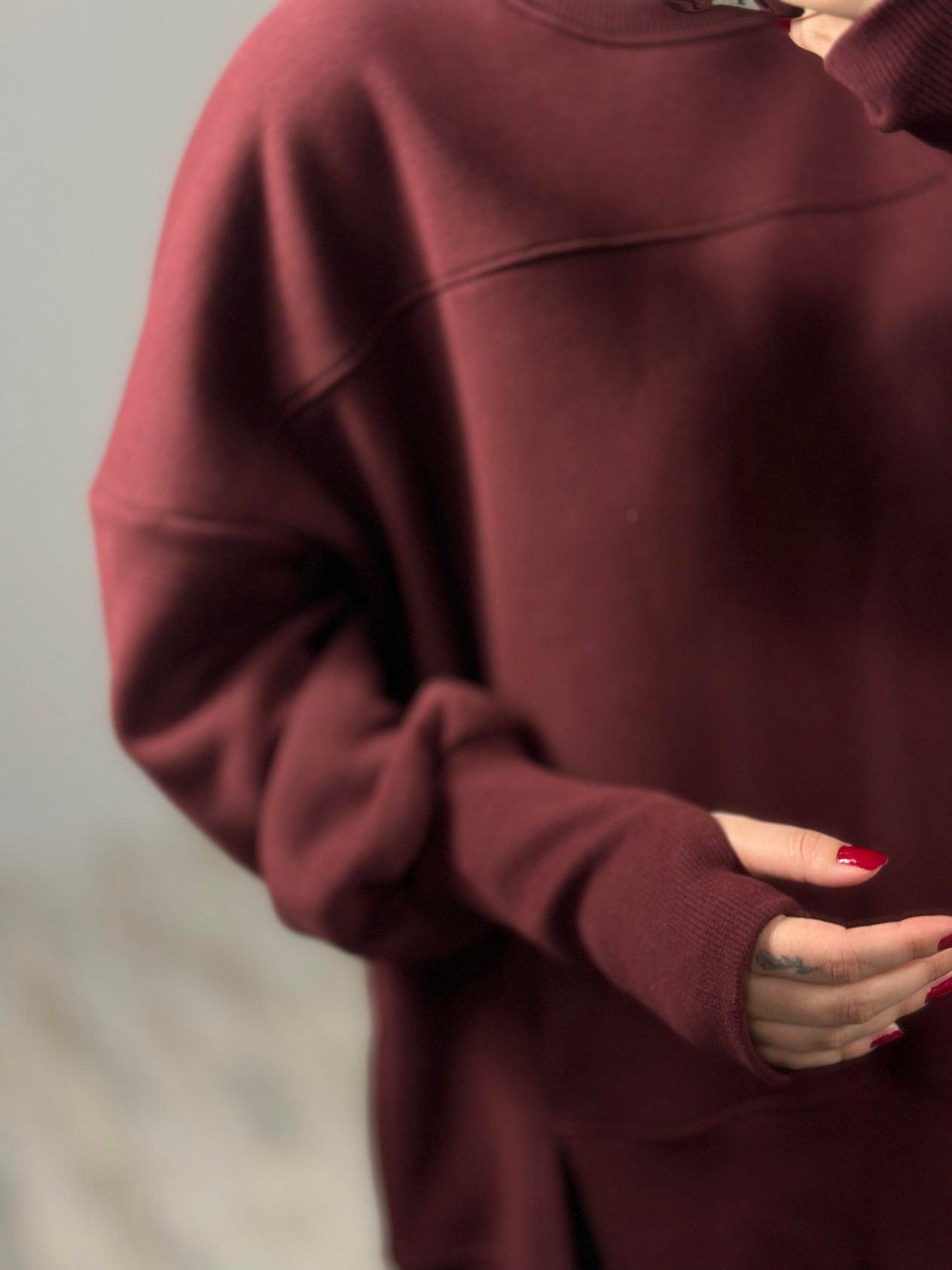 40111 OVERSIZE SWEATSHIRT
