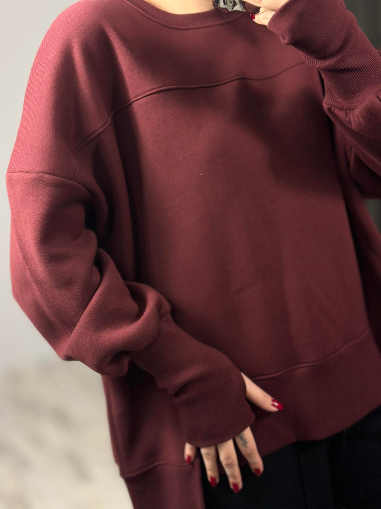40111 OVERSIZE SWEATSHIRT