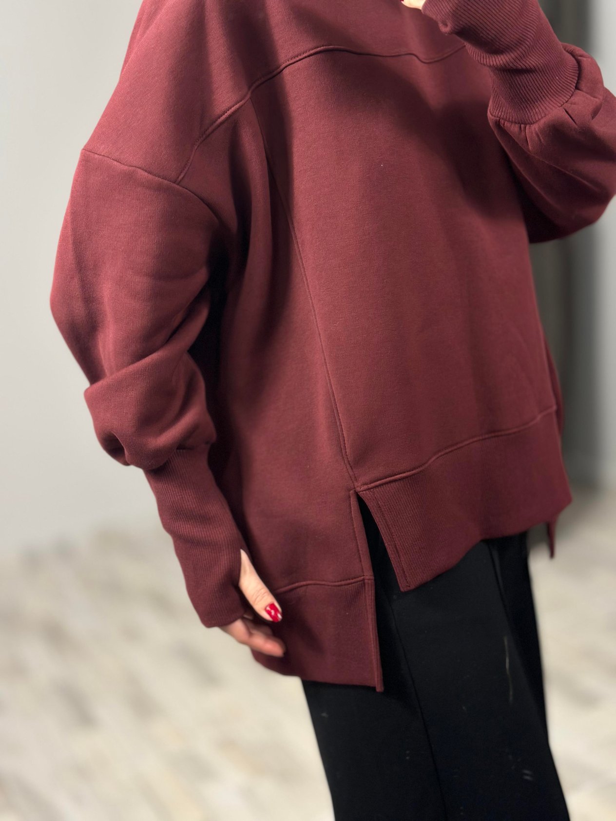 40111 OVERSIZE SWEATSHIRT