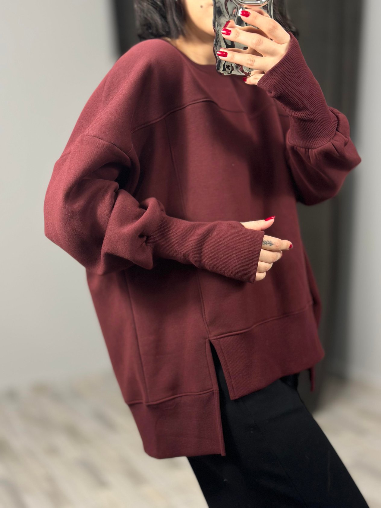 40111 OVERSIZE SWEATSHIRT