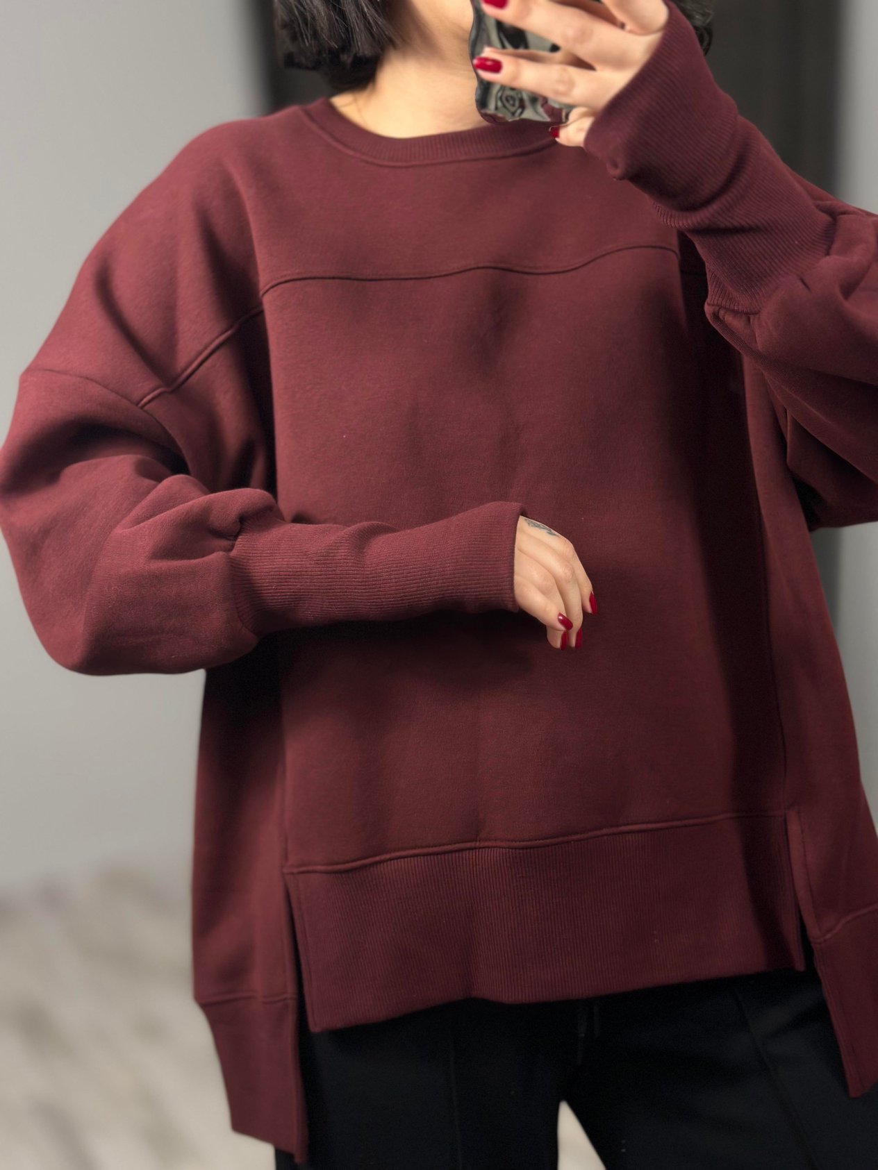 40111 OVERSIZE SWEATSHIRT