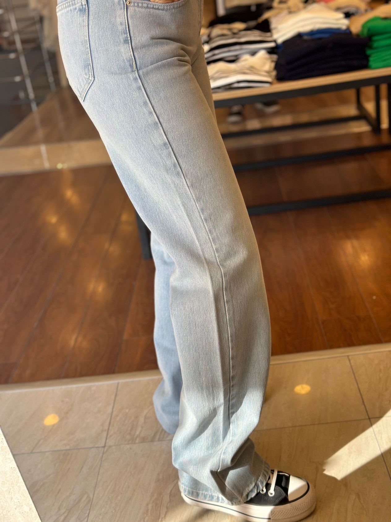 71441 DUSUK BEL STRAIGHT PANTOLON