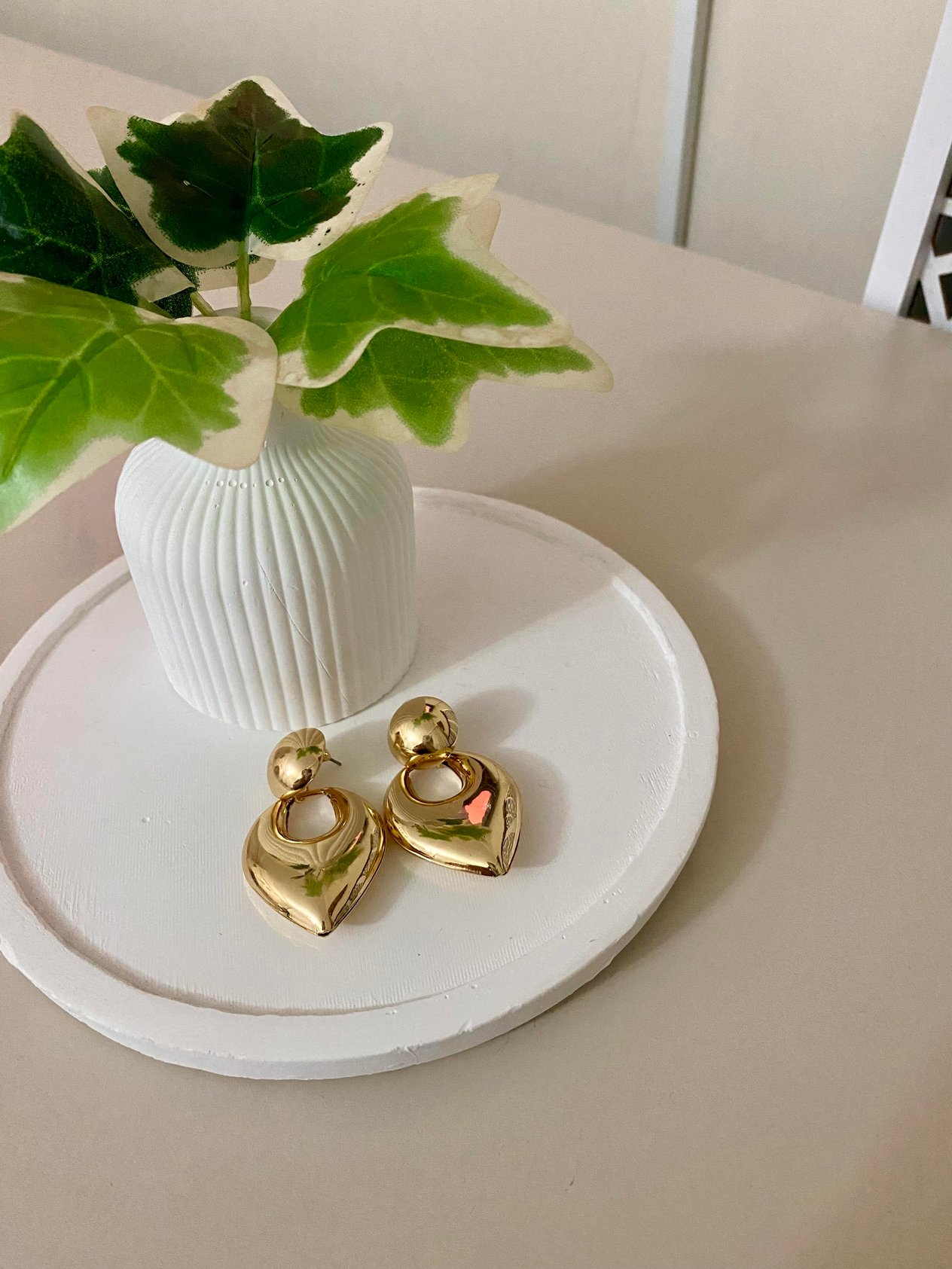 Gold Damla Model Küpe
