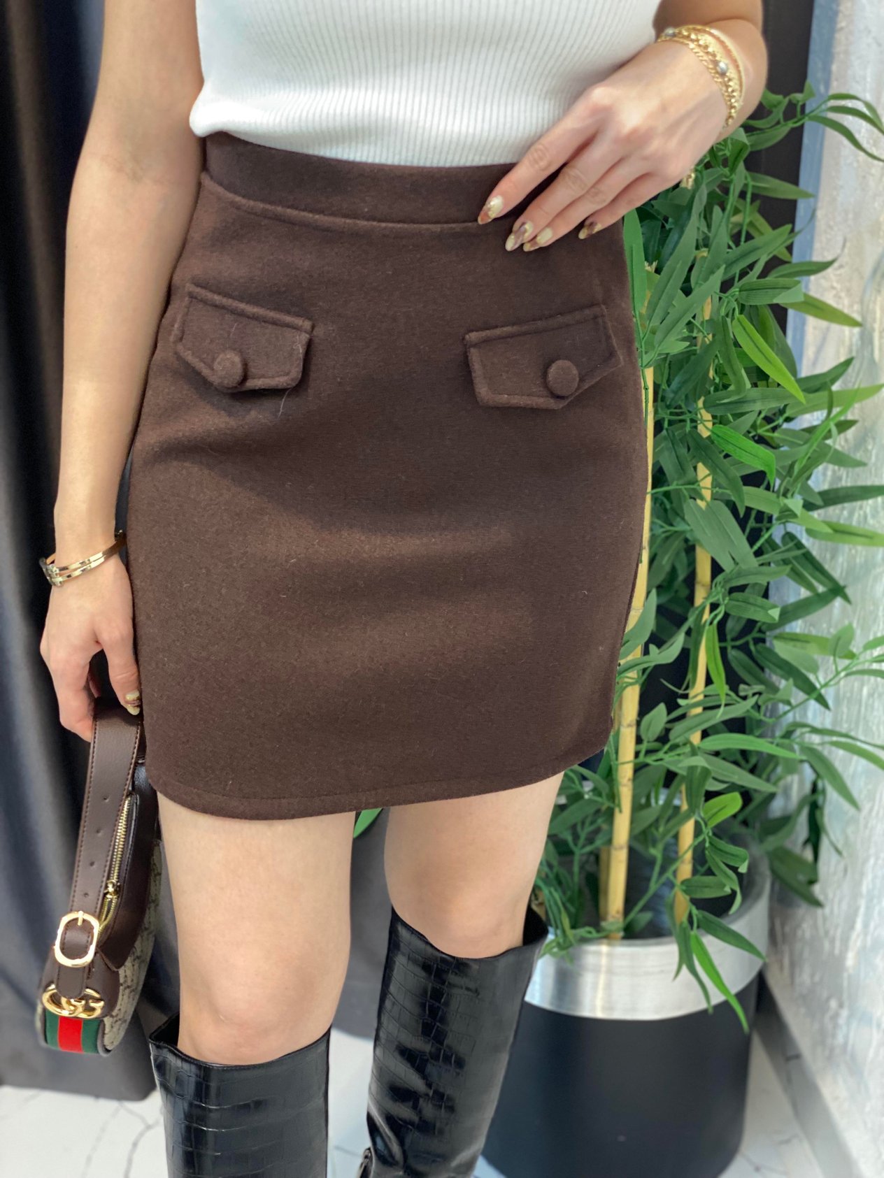 Kahve Kaşe Etek