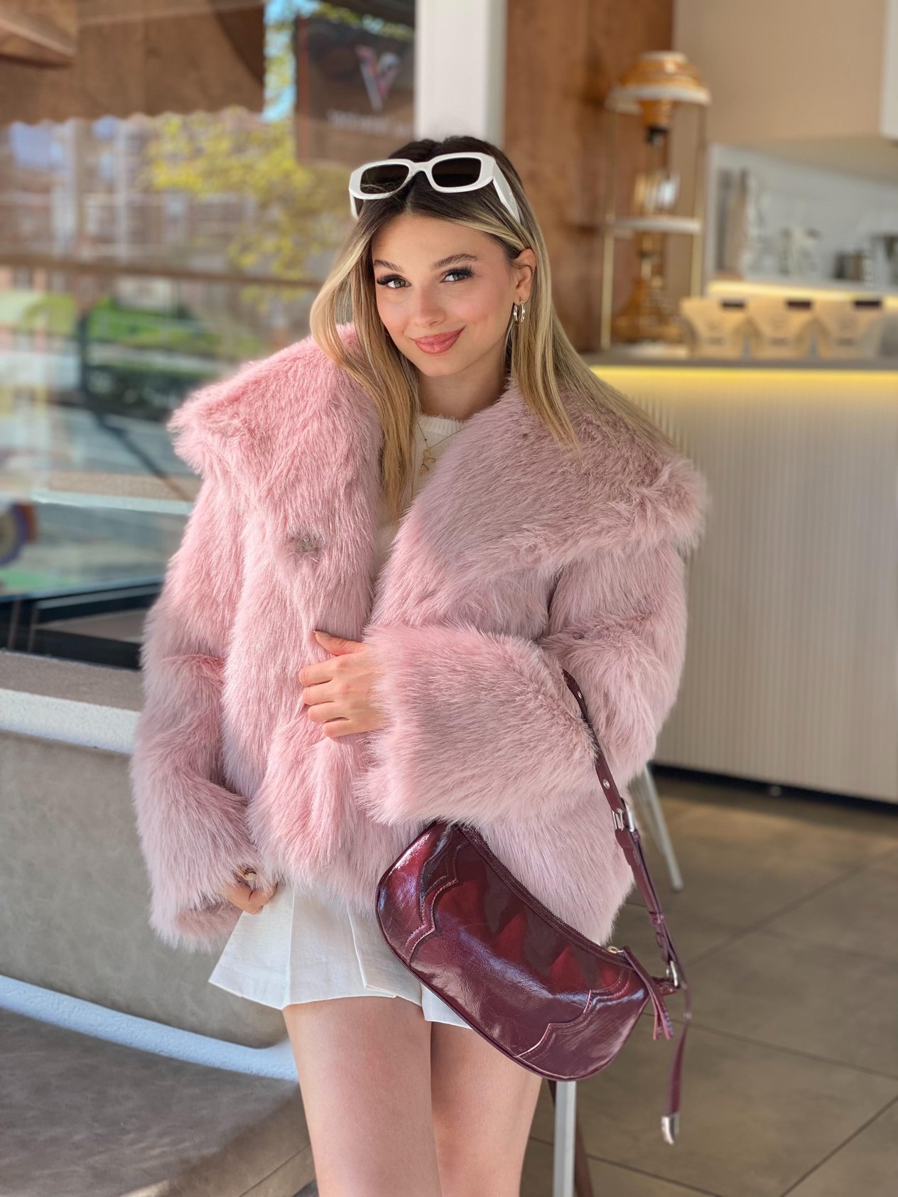 Pembe Marka Model Kürk Mont 