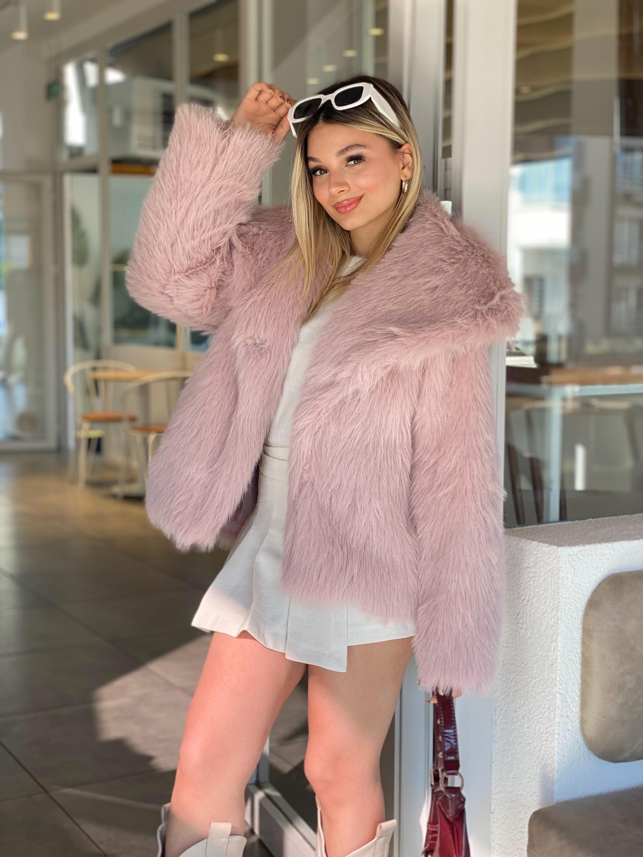 Pembe Marka Model Kürk Mont 