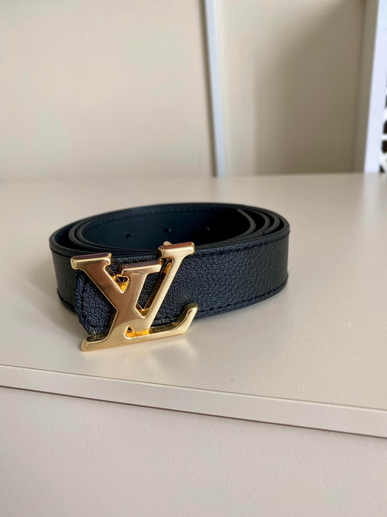 Siyah Gold Tokalı Marka Model Kemer 