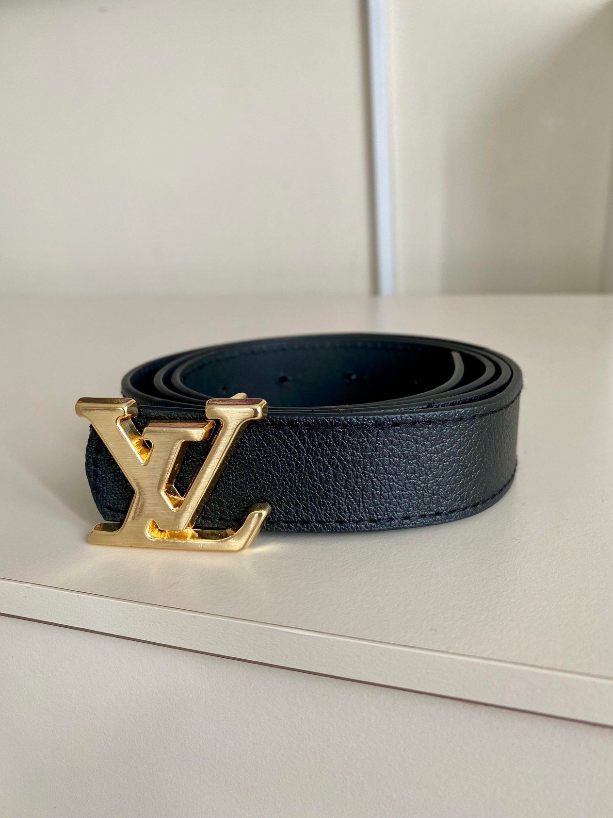 Siyah Gold Tokalı Marka Model Kemer 