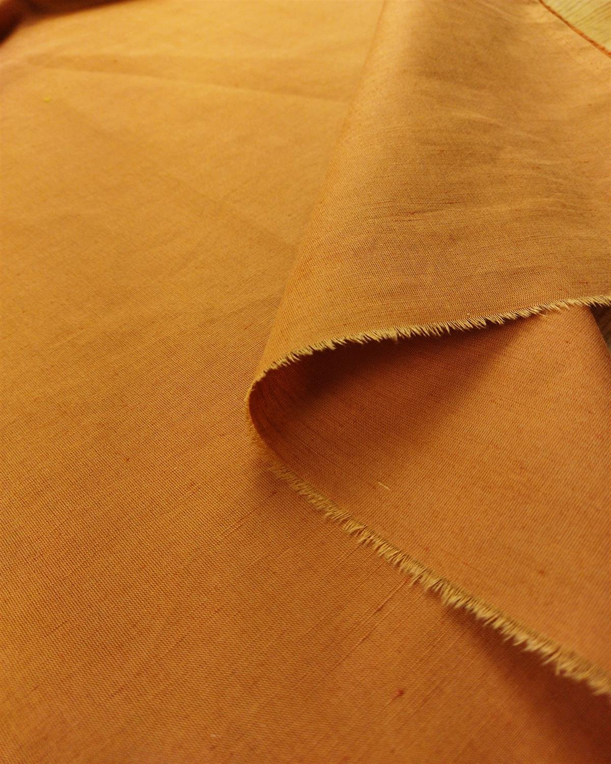 %72 Keten %28 Pamuk Dokuma Sütlü Kahve Renkte En: 150 cm