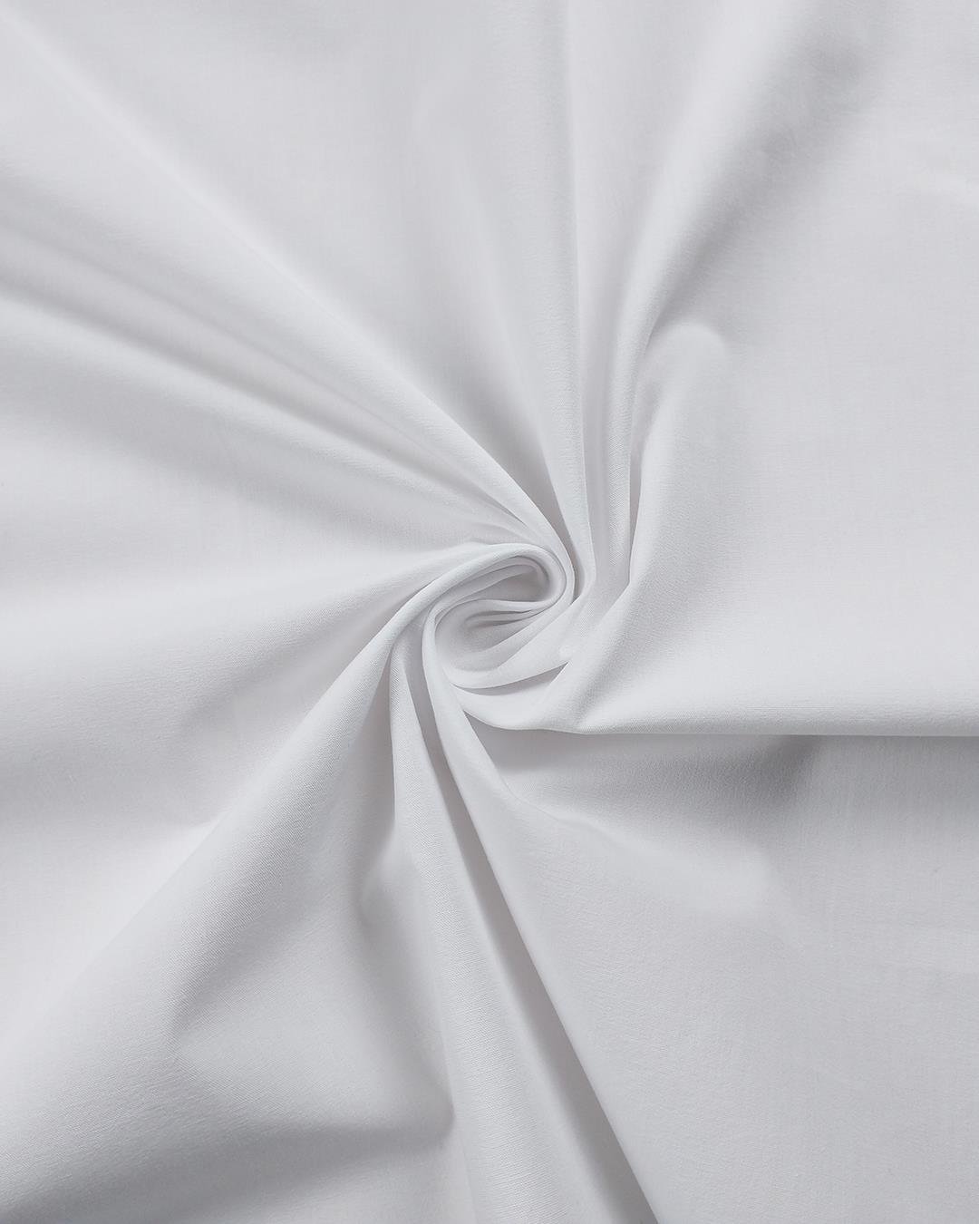 Beyaz Renkte Poplin Dokuma (En 155 cm x Boy 280 cm)