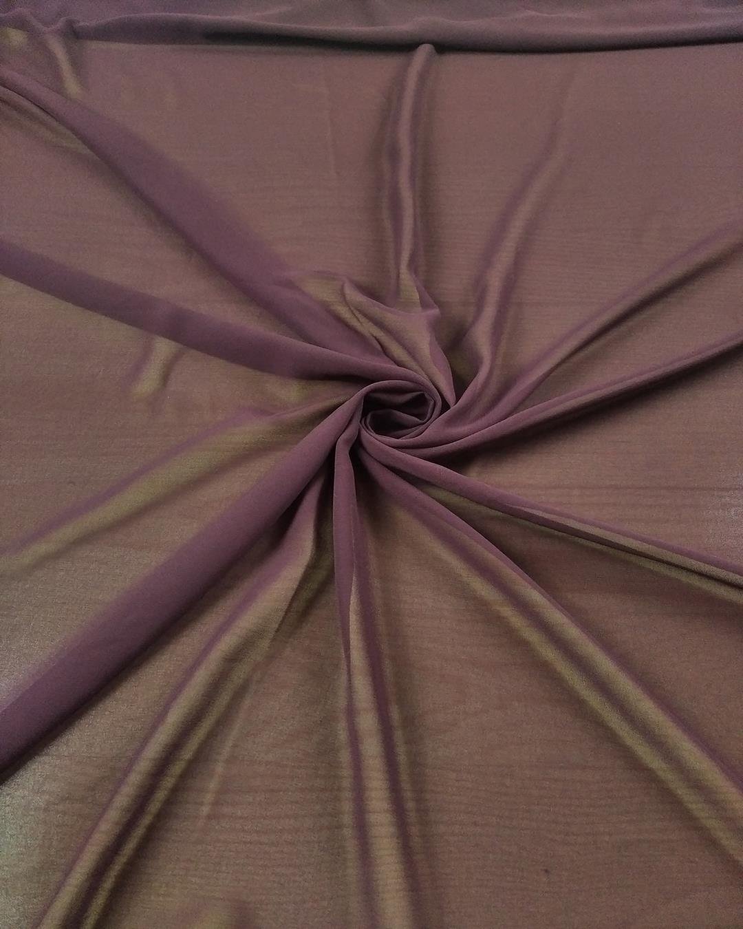 Bordo Renkte Şifon (En 140 cm x Boy 220 cm)