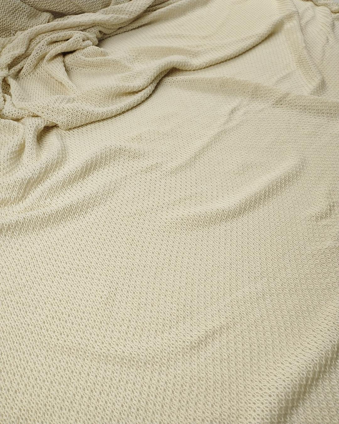 Ekru Renkte Seyrek Örgü (En 120 cm x Boy 160 cm)